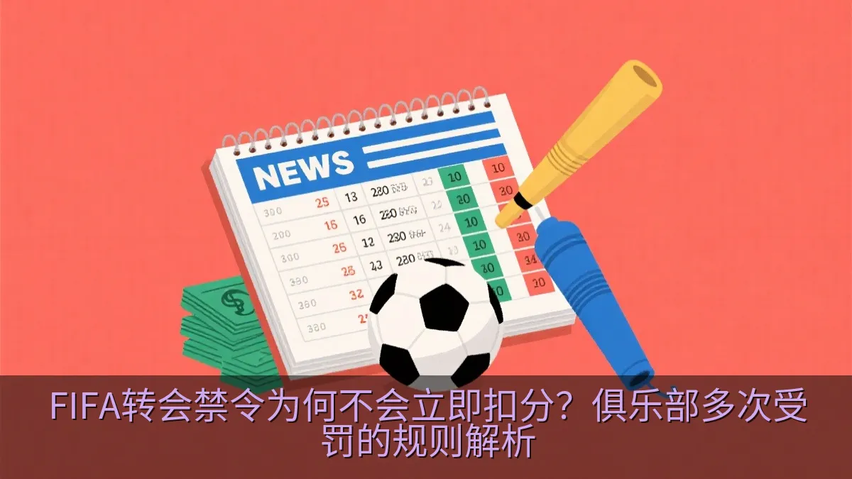 足球联赛积分与财务监管概念示意画面